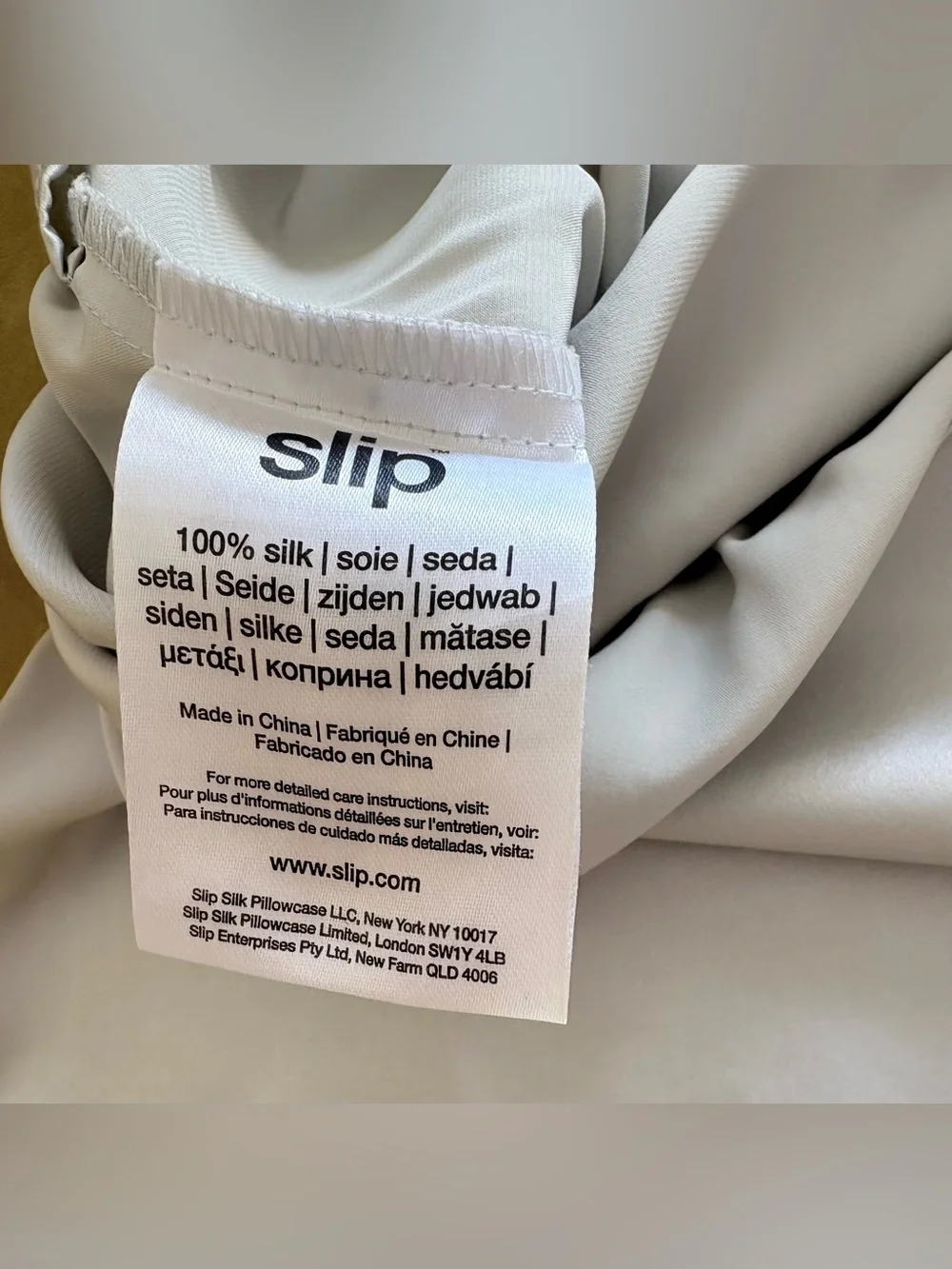 New Slip King Pure Silk Pillowcase Silver 100% Mulberry Silk Luxury Hair & Skin